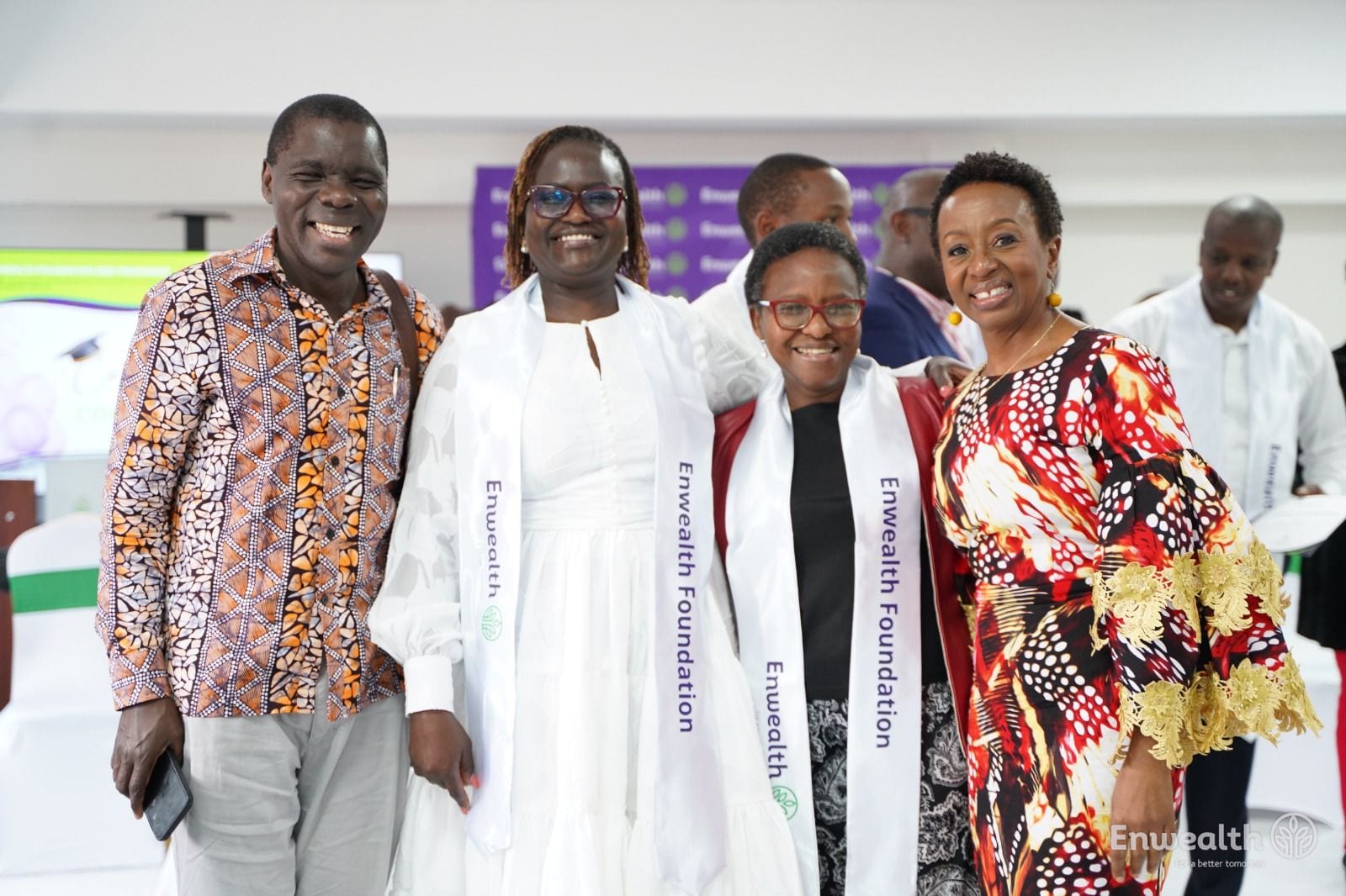SEED graduates with Foundation staff at the graduation ceremony.